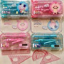 Bộ eke compa bút chì 8 món Aihao 7701