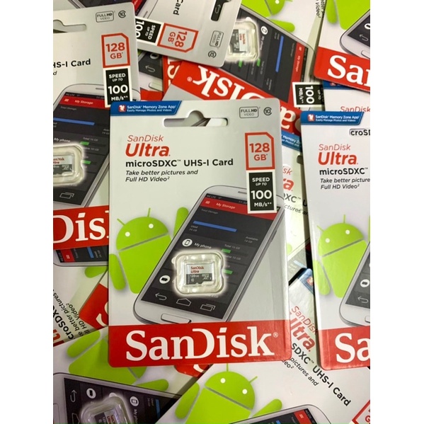 [Mã ELHA9 giảm 15% đơn 50K] Thẻ nhớ micosd 128gb Sandisk chính hãng