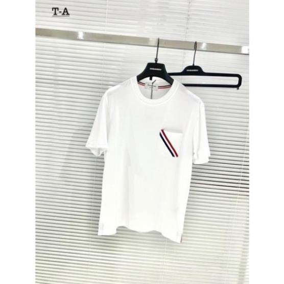 Áo Phông Nam Thom Browne Có Túi - Áo Cổ Tròn Thom Brown Cho Nam