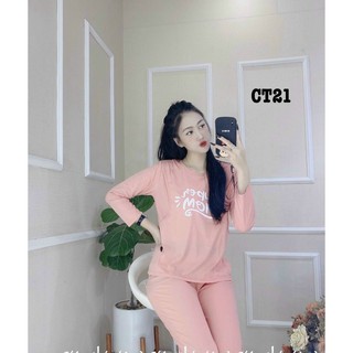 Bộ đồ bầu sau sinh đẹp Dambauaiden bộ bầu thiết kế cotton