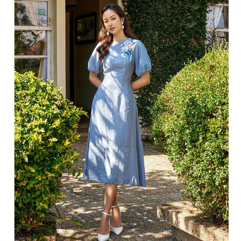 OLV - Đầm Sky Cloud Embro