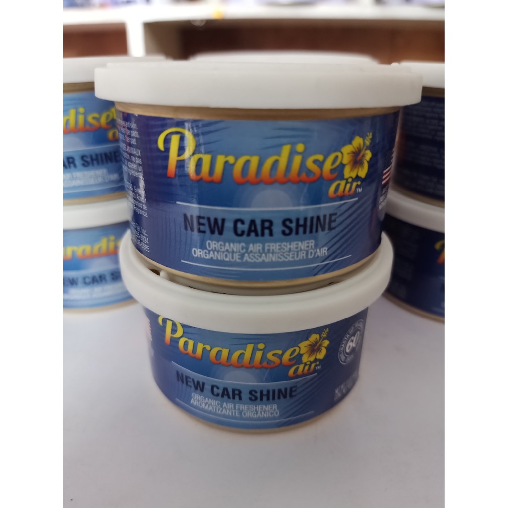 [Nhập Khẩu USA]Sáp thơm Phòng và Ô tô Paradise hương Cam Oải hương Thảo dược New car shine hộp 42gam