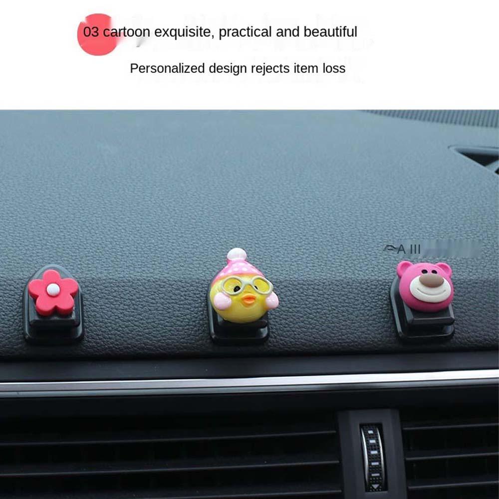 Móc dán treo đồ mini đa năng phong cách hoạt hình dễ thương độc đáo dùng trang trí nội thất / xe hơi