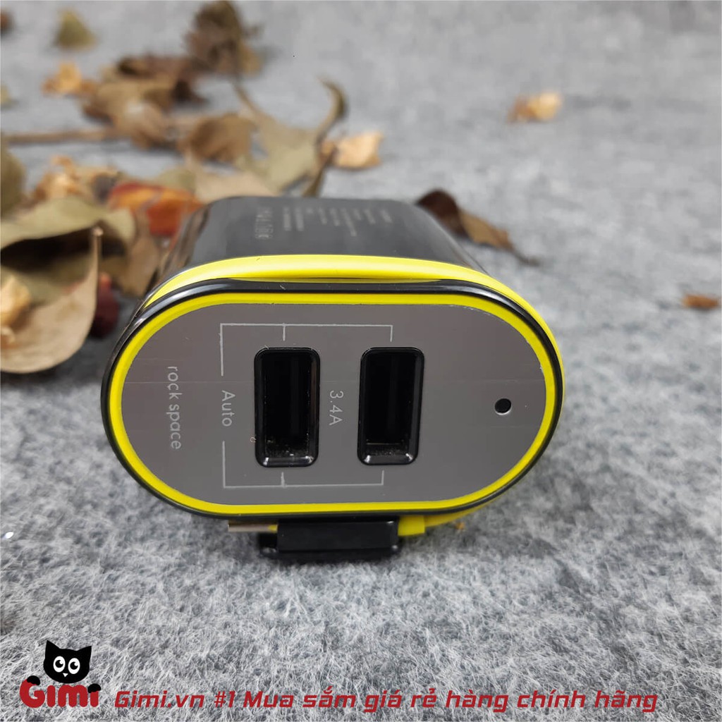 [Quickcharge Chính hãng] Củ sạc nhanh Adapter Rock Space RWC0214