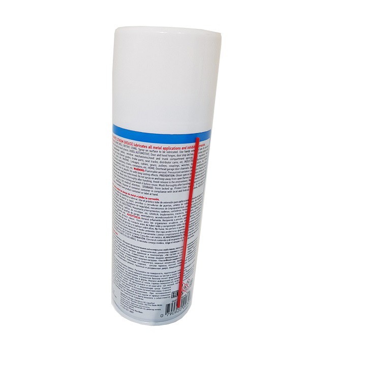 Chai xịt mỡ bò dạng nước ABRO WHITE LITHIUM GREASE 284G