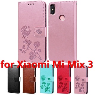 Bao Da Dạng Ví Nắp Lật Thời Trang Cho Xiaomi Mi Mix 3