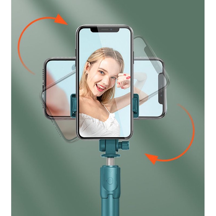 Gậy Chụp Hình Bluetooth R1 Kèm Giá Đỡ 3 Chân,,,