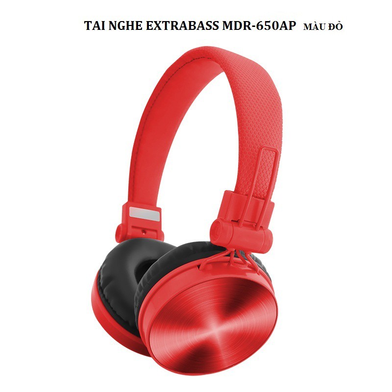 Tai nghe chụp tai thể thao siêu bass (Màu đỏ) - hàng nhập khẩu - H_Shop_VN