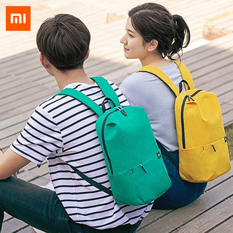 Xiaomi ba lô vai túi đeo vai thông thường túi nam và nữ thời trang phiên bản Hàn Quốc của túi nhỏ học sinh du lịch ngoài