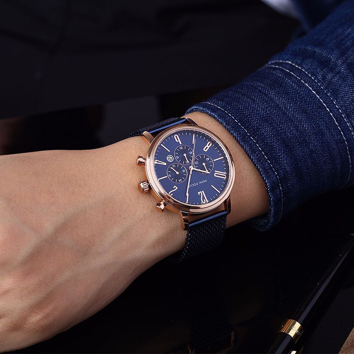 ĐỒNG HỒ NAM MINI FOCUS 0183 DÂY LƯỚI THÉP KHÔNG GỈ, KIỂU DÁNG MẠNH MẼ, NĂNG ĐỘNG Bán lẻ giá sỉ