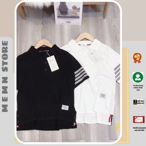 Áo polo cổ bẻ 3 vạch tay trẻ trung, năng động,mát mẻ , hàng chất lượng cao MEMN 1039