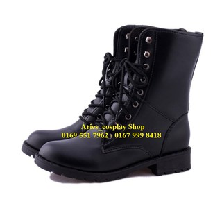 Giày cosplay - Giày phong cách - Combat Boots (Aries Cos)