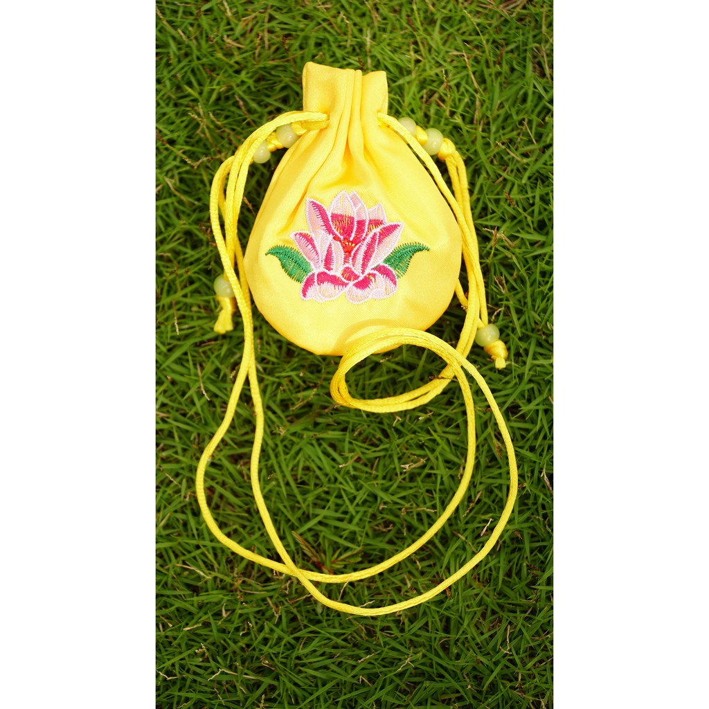 Túi Vàng phong thủy + Xâu 3 đồng xu chiêu tài | BigBuy360 - bigbuy360.vn