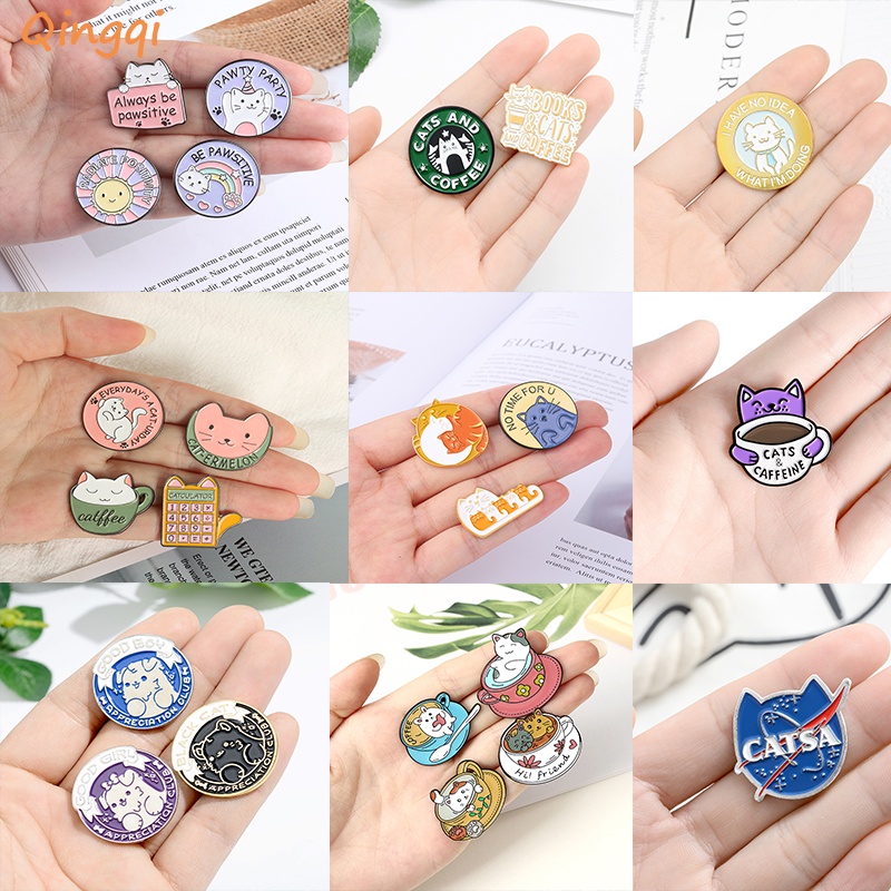 Ghim cài áo MISS ZOE hình bàn chân mèo hoạt hình dễ thương sáng tạo