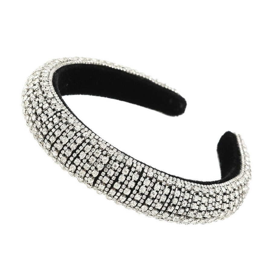 Cài tóc đính đá lấp lánh phong cách Hàn Quốc