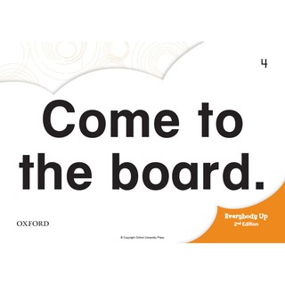 Flashcard Everybody Up 2 2nd