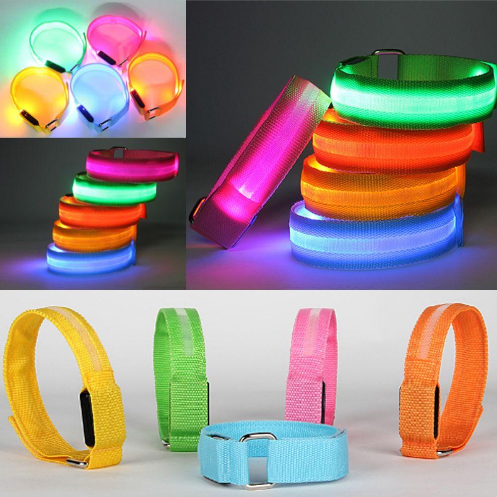 1 Vòng Đeo Tay Đèn LED Phản Quang An Toàn Khi Chạy Bộ Ban Đêm