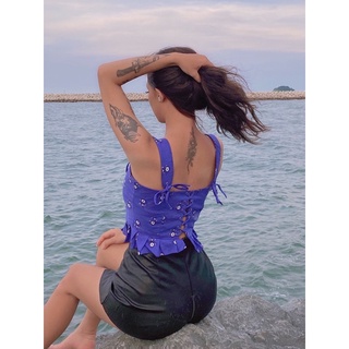 Áo corset có đan dây lưng - AURORA CORSET TOP