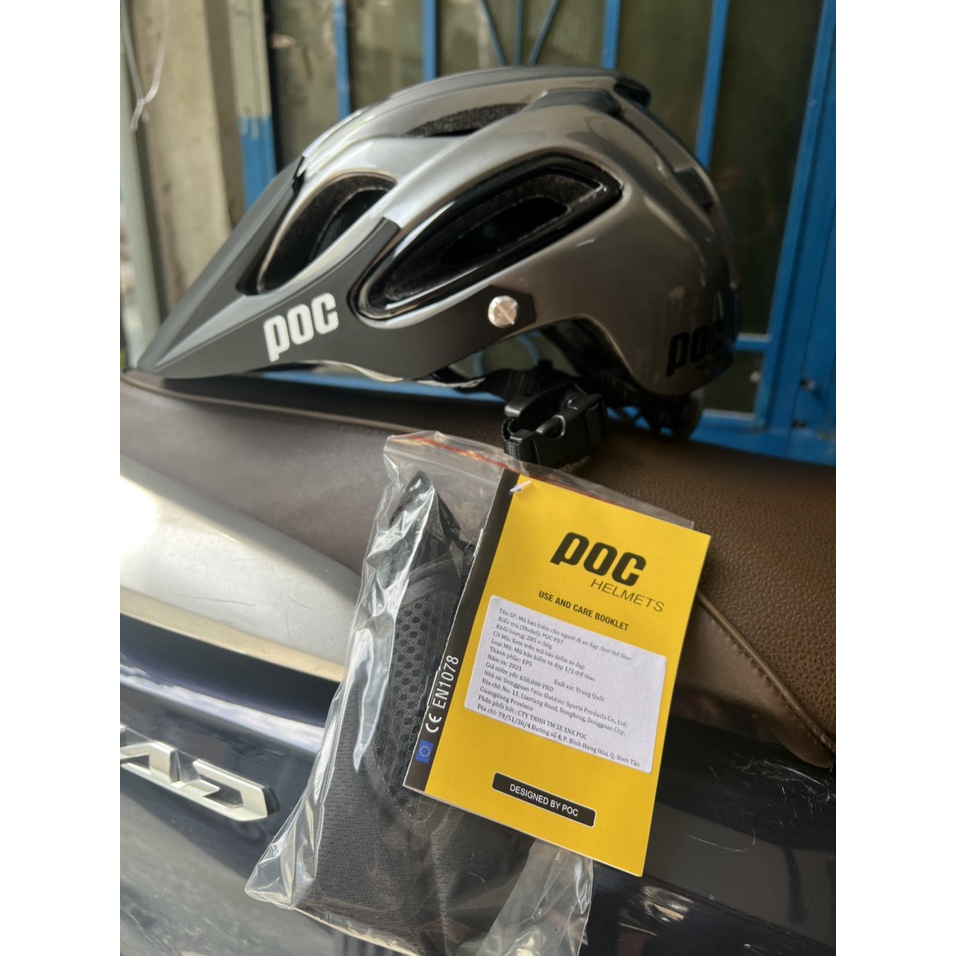 Nón Poc 07 full túi hộp-Mũ bảo hiểm thể thao xe đạp