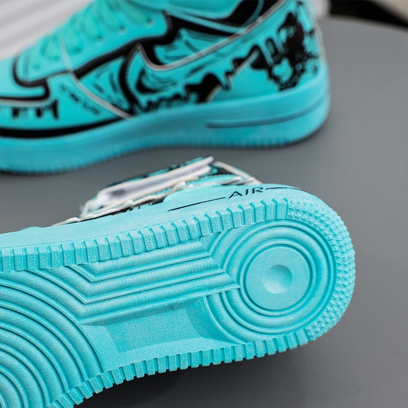 Giày thể thao cổ cao in họa tiết anime One Piece thời trang cá tính