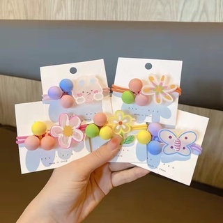 Dây cột tóc , chun cột tóc họa tiết đáng yêu bằng siliocon mềm