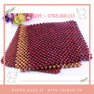 Mới về. miếng đệm lót ghế hạt gỗ 45cm. loại 1