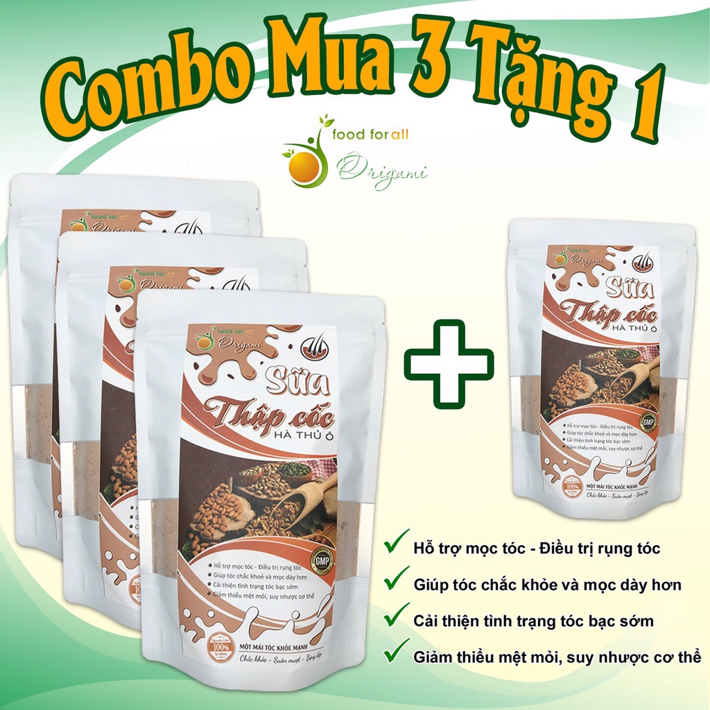 (Combo 3 Túi) Ngăn ngừa tóc bạc sớm, hỗ trợ giảm rụng tóc, hói đầu, mọc tóc, cải thiện sinh lí.
