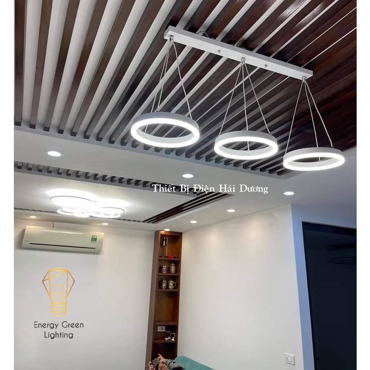 Đèn Thả Trần Energy Green Lighting 3 Vòng Tròn TLVM20x3 Kiểu Dáng Hiện Đại - 3 Chế Độ Ánh Sáng - Có Video Thực Tế