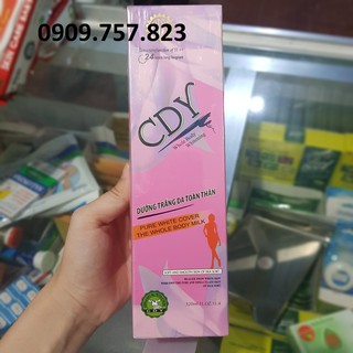 Sữa dưỡng thể tinh dầu trắng da CDY