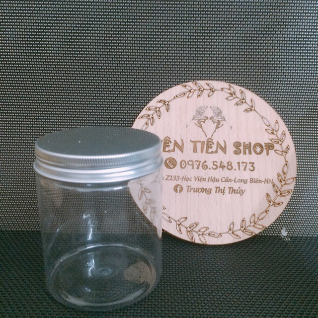 Combo 20 hũ pet nắp nhôm 250ml dáng cao