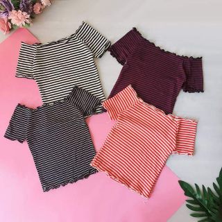 Áo thun trễ vai