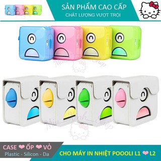 Mua ❤ Case - ốp - vỏ plasstic silicon - túi da ❤ Bảo vệ máy in nhiệt Poooli L1 - L2