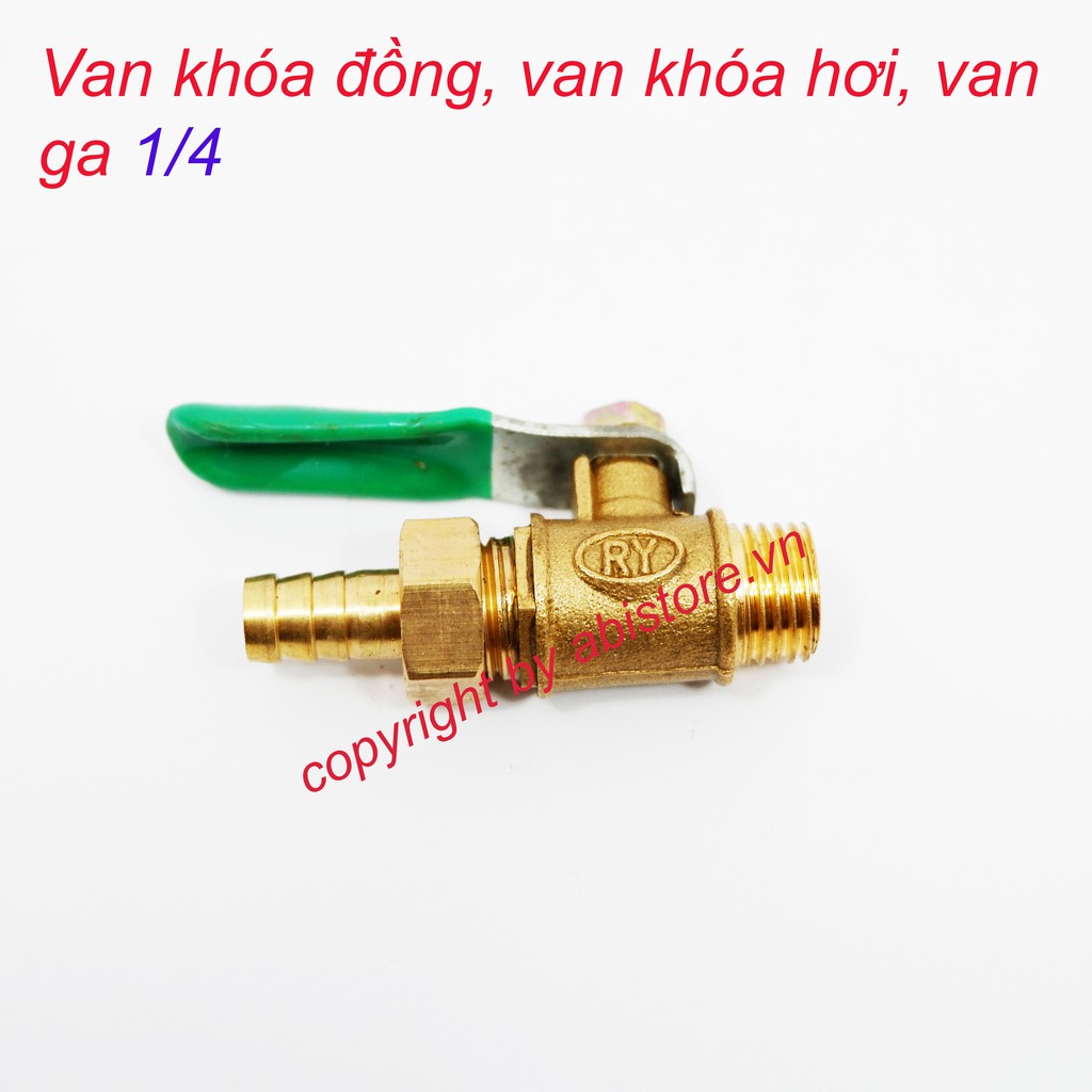 VAN KHÓA ĐỒNG 1/4, KHÓA VAN HƠI ĐỒNG, VAN GA CAO CẤP GIÁ RẺ HÀ NỘI