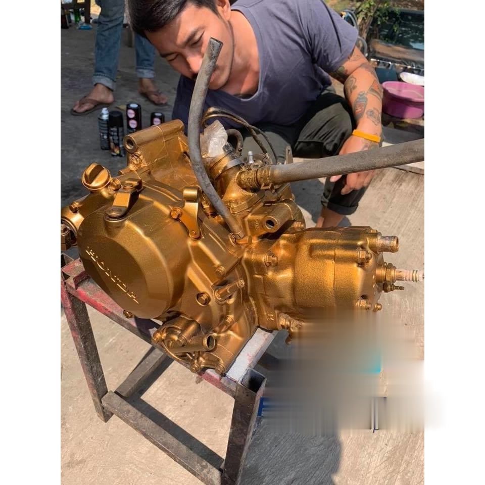 Sơn xịt Samurai màu Đồng - W41 , Dầu nhớt 20