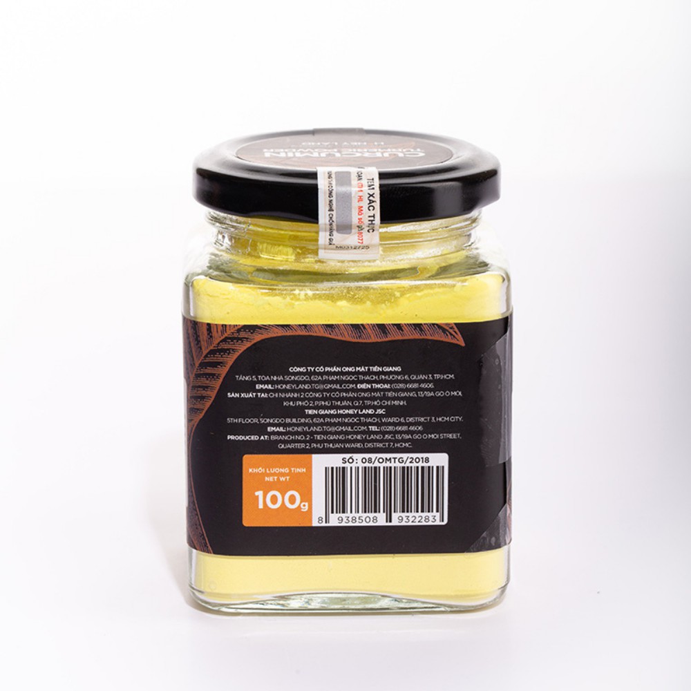 Tinh Nghệ Curcumin chiết xuất nghệ tươi nguyên chất Honey Land 200gr