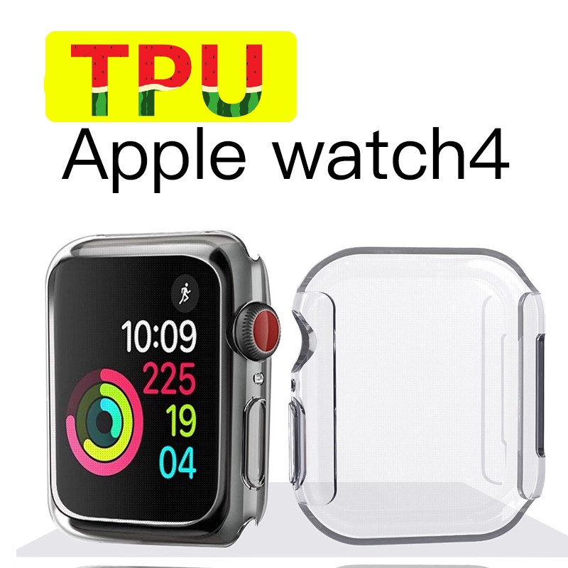 Ốp bọc mặt đồng hồ Apple iWatch 40mm/44mm từ chất liệu TPU trong suốt