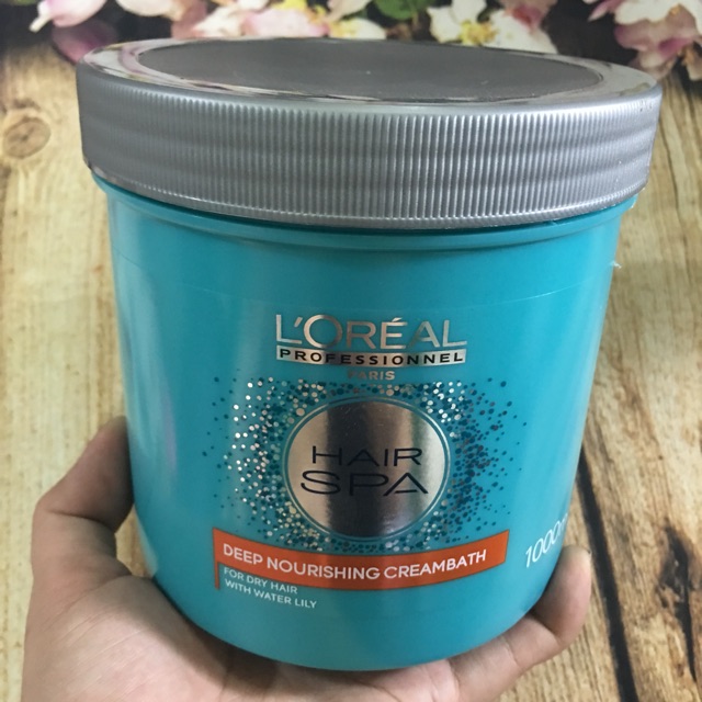 HẤP DẦU NUÔI DƯỠNG TÓC SUÔN MƯỢT LOREAL HAIR SPA DEEP NOURISHING 1000ml