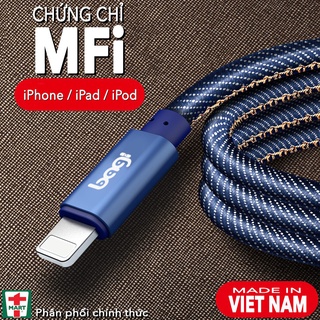 Dây sạc iPhone/ iPad của Bagi tiêu chuẩn MFi Apple