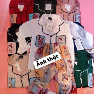 Bộ pijama lụa