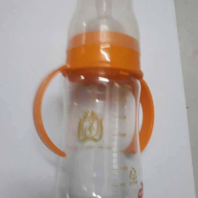 Bình sữa Wesser cổ rộng 260ml có tay cầm