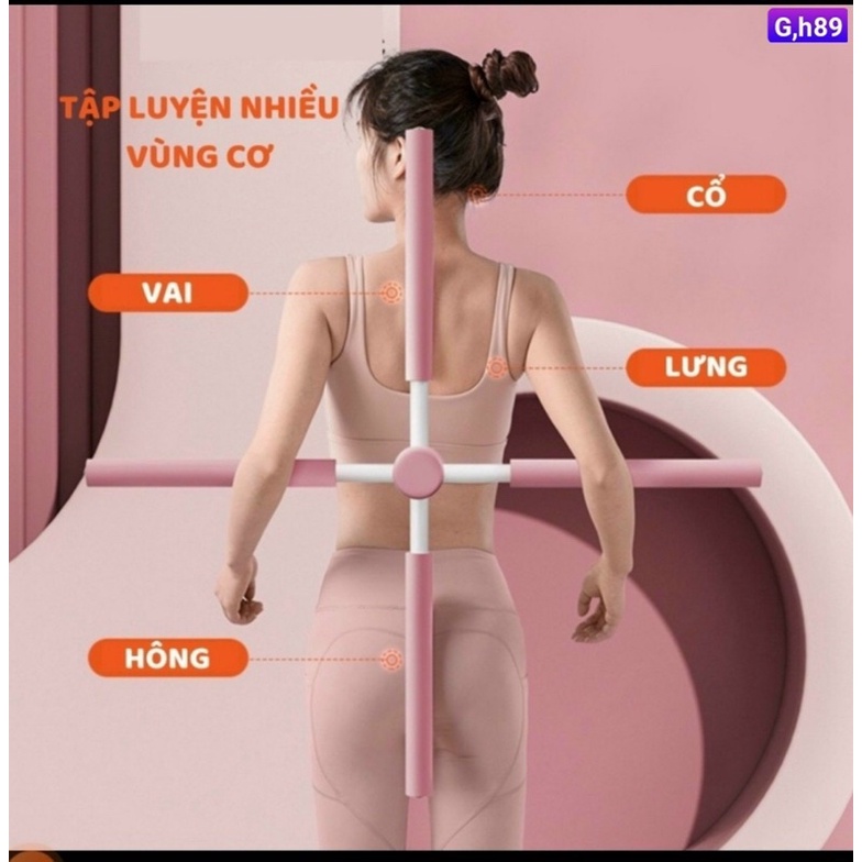 Gậy tập thể hình yoga chống gù lưng.