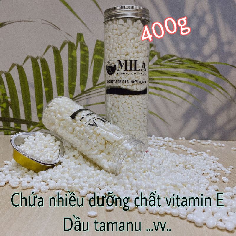 Sáp wax lông ,Triệt Lông Hương Dừa : thơm dịu ,không chất nhựa thông ,siêu bám lông - tặng 2 que gỗ