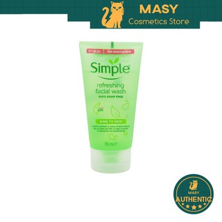 Sữa Rửa Mặt Simple Refreshing Facial Wash Gel 150ml