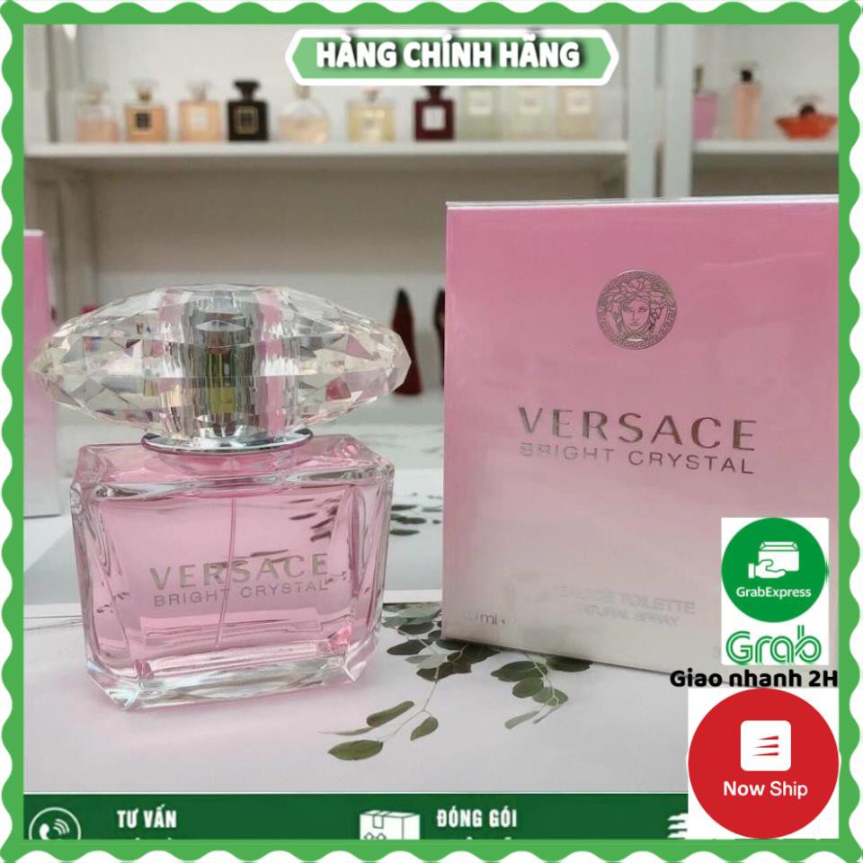 [SIÊU KHUYẾN MÃI] [HÀNG HOT] Nước Hoa Versace Bright Crystal nữ 90ml, Nước Hoa Nữ Hàng Chính Hãng