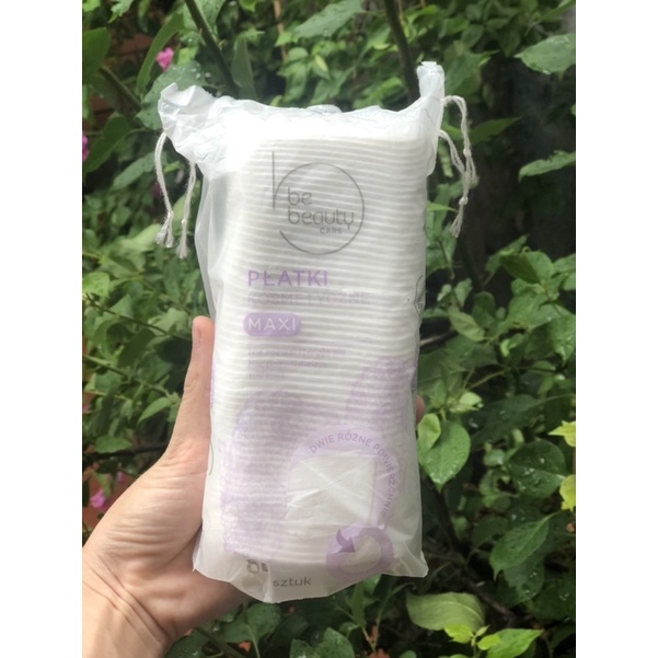 Bông tẩy trang, bông lau mặt Be Beauty care 3 lớp 60 miếng to