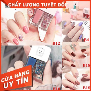 [Chính Hãng 100%] Bộ Sơn Móng Tay 2 Trong 1 Dễ Thương [SANIYE]
