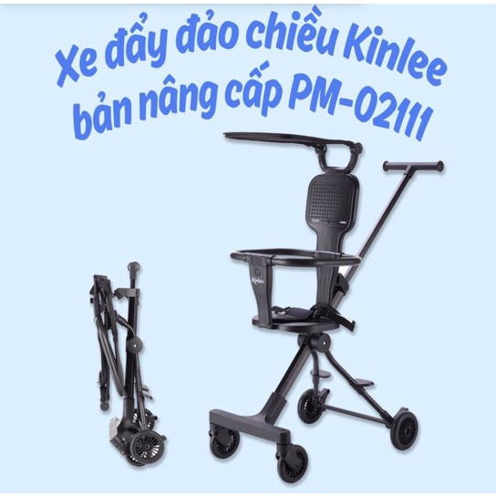 Xe đẩy gấp gọn Kinlee bản nâng cấp có mái che