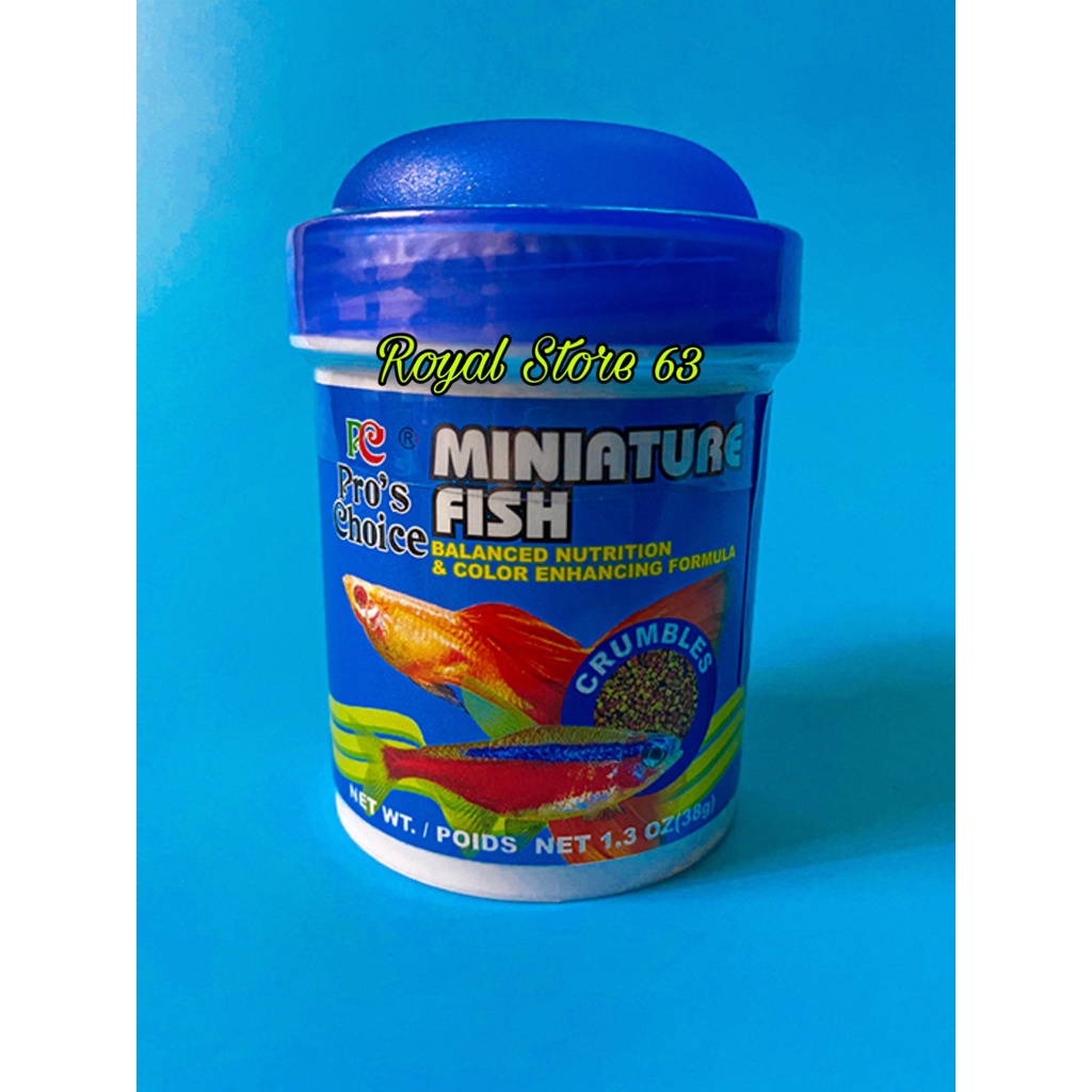 Miniature Fish thức ăn cho cá thủy sinh, guppy Prochoice (38gram)