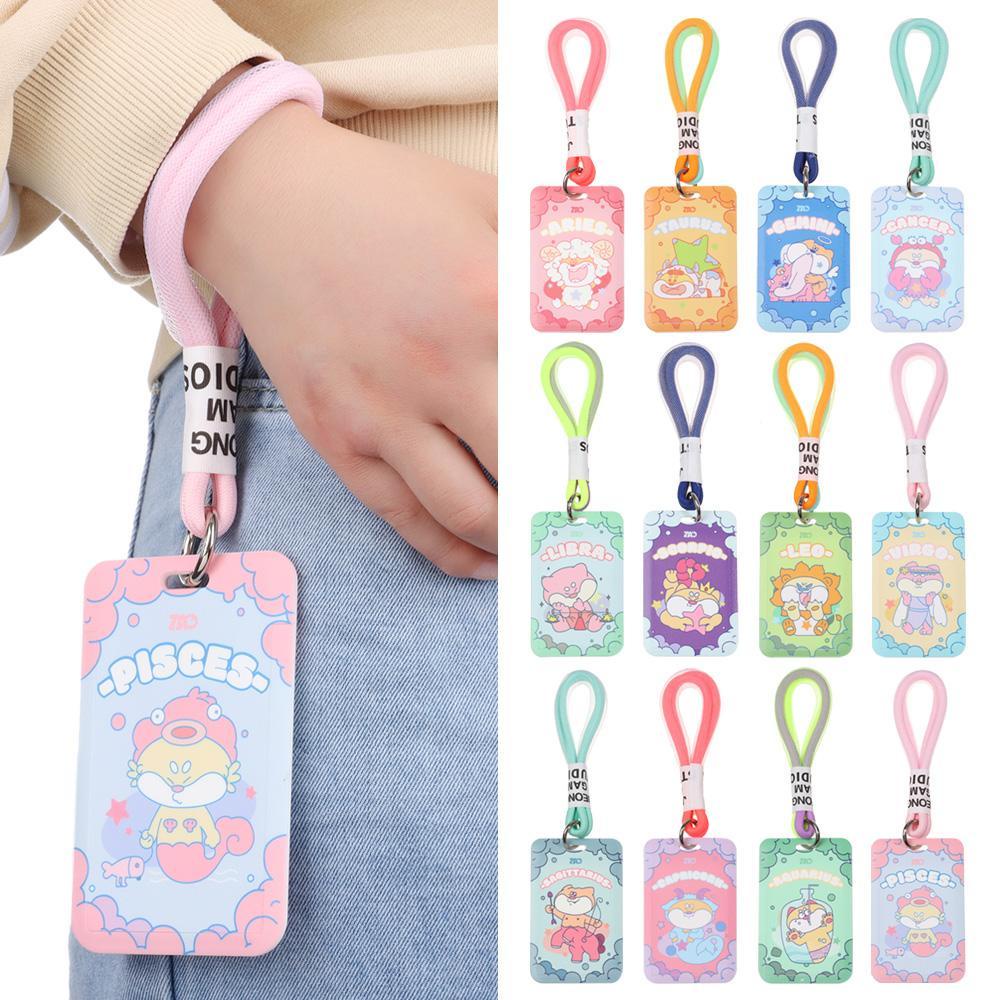 LEILY Ví Đựng Thẻ Tín Dụng / Danh Thiếp In Hình Cung Hoàng Đạo