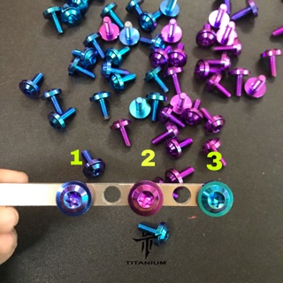 Ốc titan xịn gr5 6li1.5 gắn bảng tên xe máy dàn áo honda